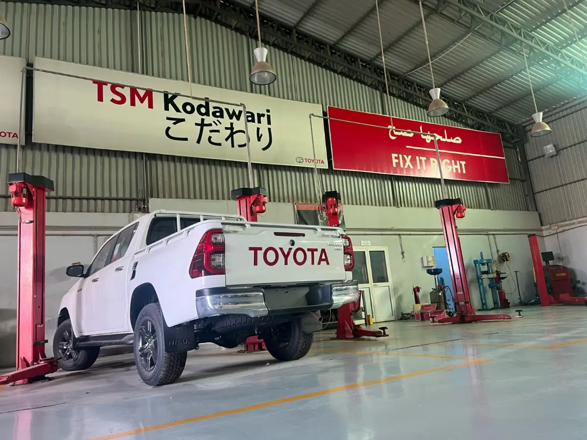 Toyota service center in Libya